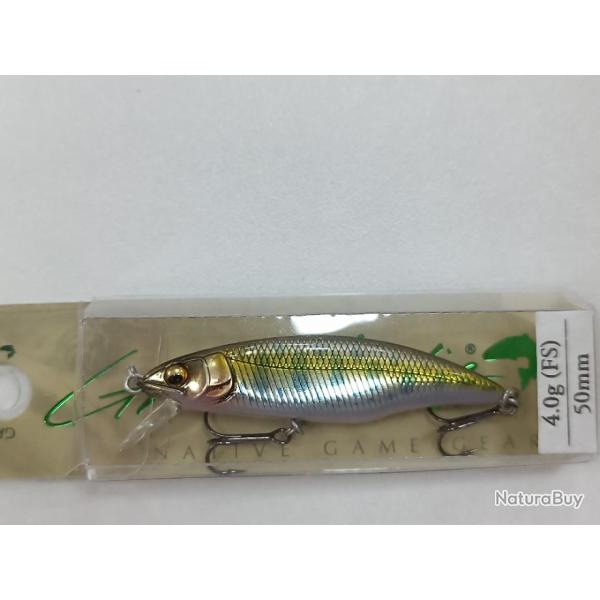 !!! LEURRE MEGABASS GREAT HUNTING 50 FLATSIDE !!!COLORIS : TAKUMI SAKE CHIGYO