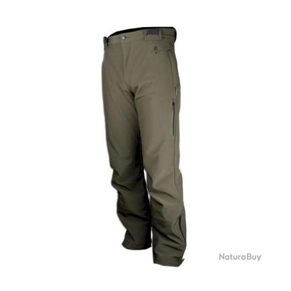 PANTALON CHAUD SOFTSHELL VERT SOMLYS