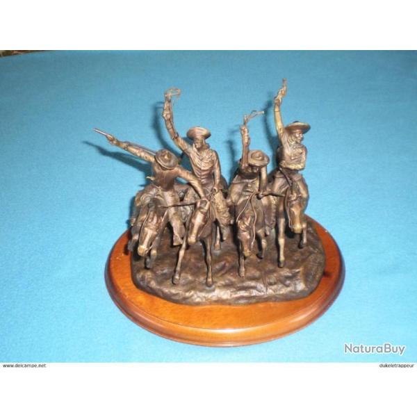 Reproduction d'un bronze de F.REMINGTON ! Collection .Cowboy, Country, Old Time,Farwest ...1