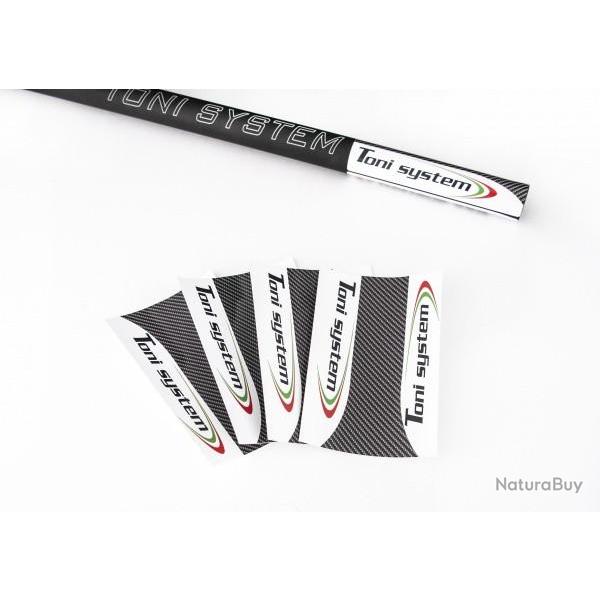 Protection adh�sive courte en PVC pour l'extension du tube du magasin (4 pi�ces) - TONI SYSTEM