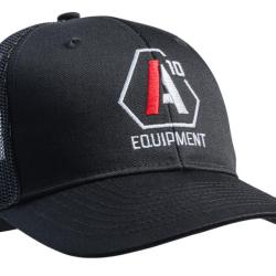 Casquette snapback A10 noir logo blanc / rouge