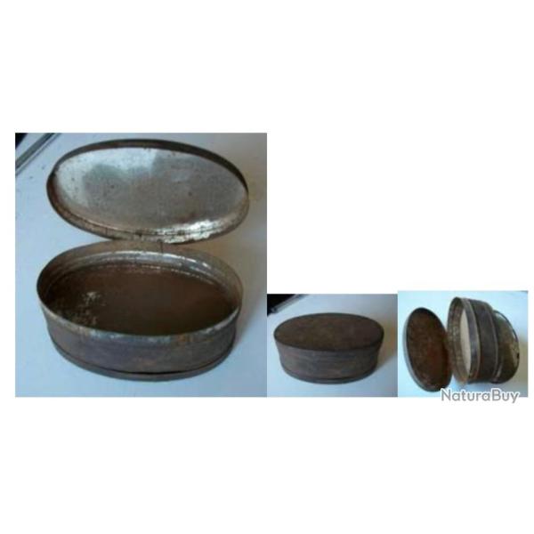 FRANCE 1GM - BOITE A GRAISSE ET CIRAGE A DOUBLE RANGEMENT LEBEL BERTHIER