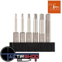 Packs d'embouts 2 pouces hexagonaux m&eacute;triques Fix It Sticks
