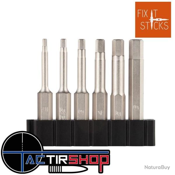 Packs d'embouts 2 pouces hexagonaux m�triques Fix It Sticks