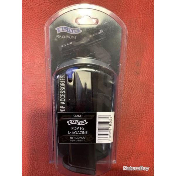 CHARGEUR WALTHER PDP FS  CAL 9MM 9X19 18COUPS