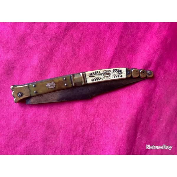Grand couteau ancien navaja, pas de prix de r�serve