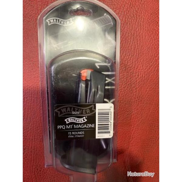 CHARGEUR WALTHER PPQ M1 9MM 9X19 15 COUPS