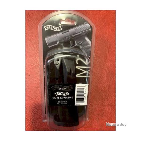 CHARGEUR WALTHER PPQ M2 CAL 45ACP 12 COUPS