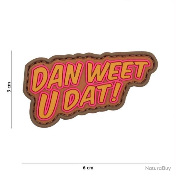 Patch 3D PVC Dan weet u dat | 101 Inc (0001 3342)