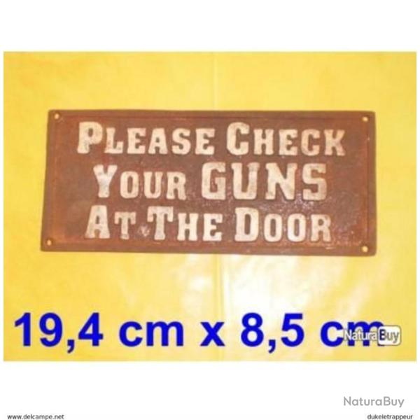 Derni�re Plaque en fonte pour d�corer votre SALOON.1