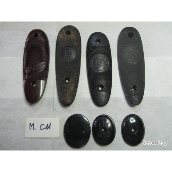 LOT DE PLAQUES DE COUCHES DE FUSILS DE CHASSE - MC11