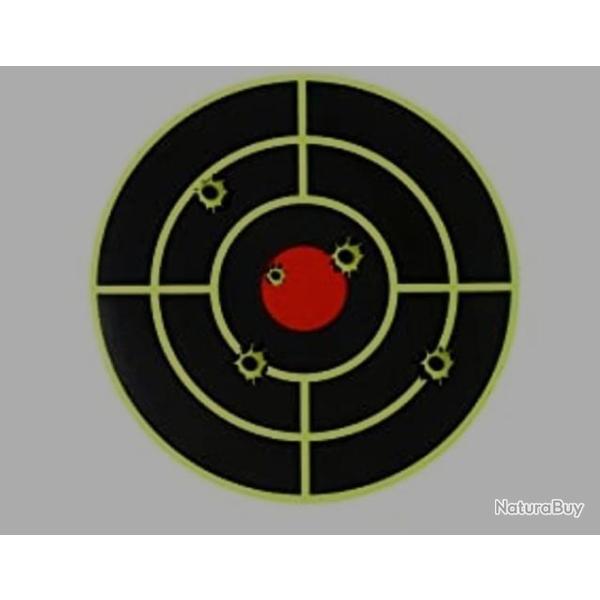 200 Cibles ractive adhsive 75mm