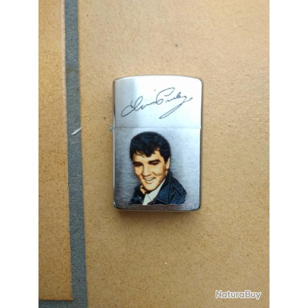BRIQUET ESSENCE  MARQUE ZIPPO  THEME CHANTEUR ELVIS PRESLEY  MODELE N3