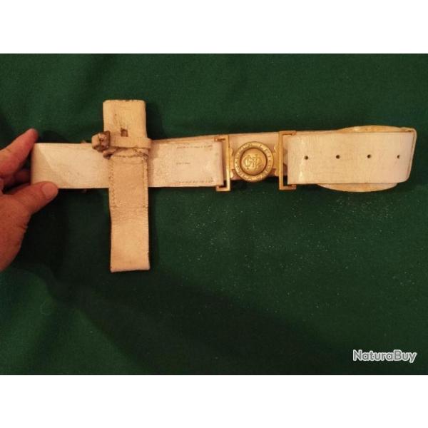 Ceinture d'uniforme de la Garde nationale Rpublicaine portugaise (Prsidentielle) et porte-baonnet