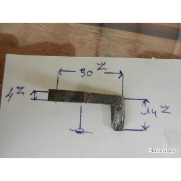 pi�ce d�tach�e g�chette  d'arme ancienne silex ou percussion