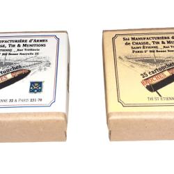 12 mm &agrave; Broches (type Lefaucheux): AU CHOIX; Reproduction boite munitions (vide) SE 10812390