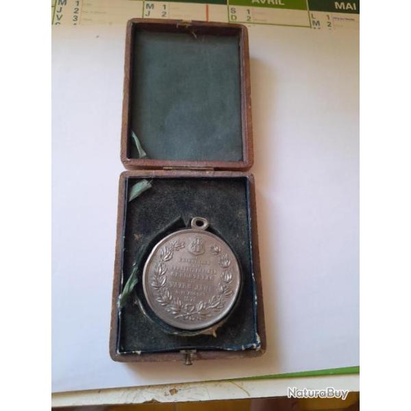 medaille allemande a l effigie de vater  jahn nationaliste allemand ceateur de la gymastique alleman