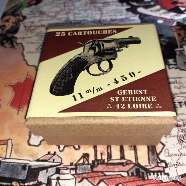 11 mm 450 (G�rest Saint Etienne): Reproduction boite munitions (vide) GU 10813624