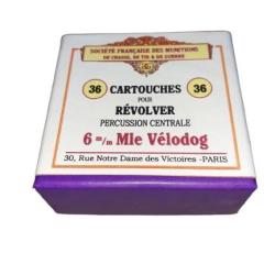 6 mm V&eacute;lodog ou 6mm V&eacute;lo-Dog: Reproduction boite munitions (vide) SFM 10813675