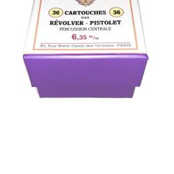 6,35mm ou 25 ACP: AU CHOIX; Reproduction boite munitions (vide) SFM 10813697