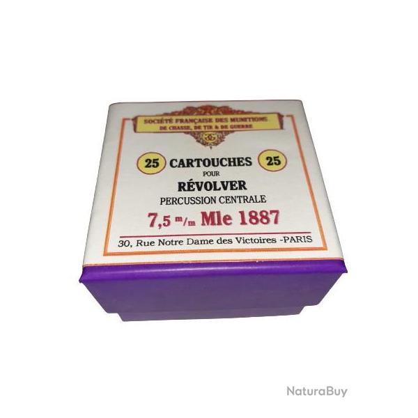 7,5mm Nagant Sudois 1887: Reproduction boite cartouches (vide) SOCIETE FRANCAISE MUNITIONS 10813746