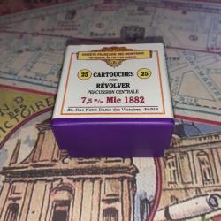 7,5 mm Suisse (St&eacute; Fran. Munitions): Reproduction boite cartouches (vide) collection SFM 10813765