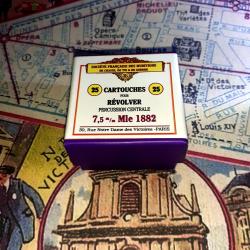 7,5 mm Suisse / Su&eacute;dois (St&eacute; Fran. Munitions): Reproduction boite cartouches (vide) SFM 10813765
