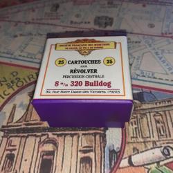 8 mm 320 (St&eacute; Fran. Munitions); Reproduction boite cartouches (vide) collection SFM 10813813