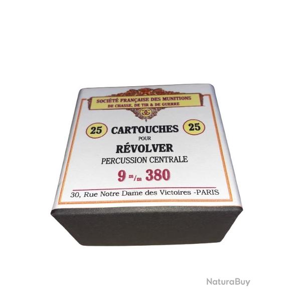 9 mm 380 ou 9mm 380 Bulldog: Reproduction boite cartouches (vide) SFM 10813836