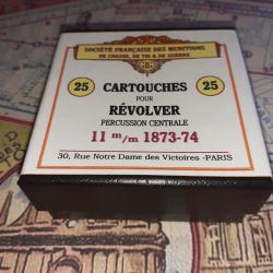 11 mm 1873-74 (St&eacute; Fran. Munitions): Reproduction boite cartouches (vide) collection SFM 10813897