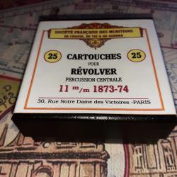 11 mm 1873-74 (St&eacute; Fran. Munitions): Reproduction boite cartouches (vide) collection SFM 10813897