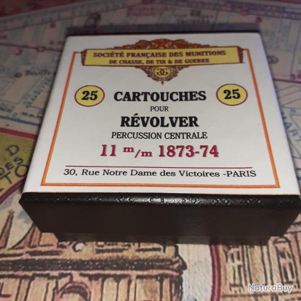 11 mm 1873-74: AU CHOIX; Reproduction boite munitions (vide) SFM 10813897