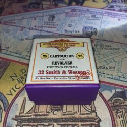 32 Long SW (St&eacute; Fran. des Munitions): Reproduction boite cartouches (vide) collection SFM 10813935