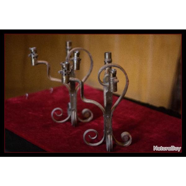 Paire d'appliques d'arsenal Franaise , pour collection .