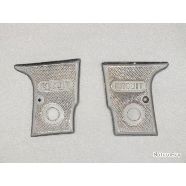 Plaquettes de pistolet marque Reduit cal. 6,35 noires