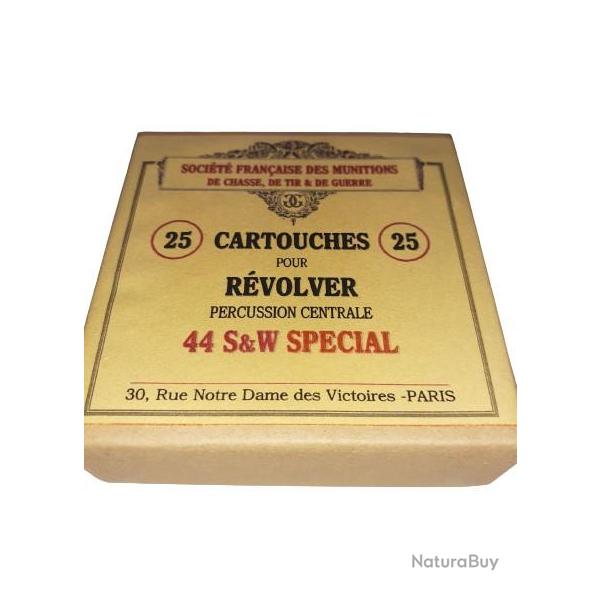 44 SW Spcial: Reproduction boite cartouches (vide) SOCIETE FRANCAISE des MUNITIONS 10815590