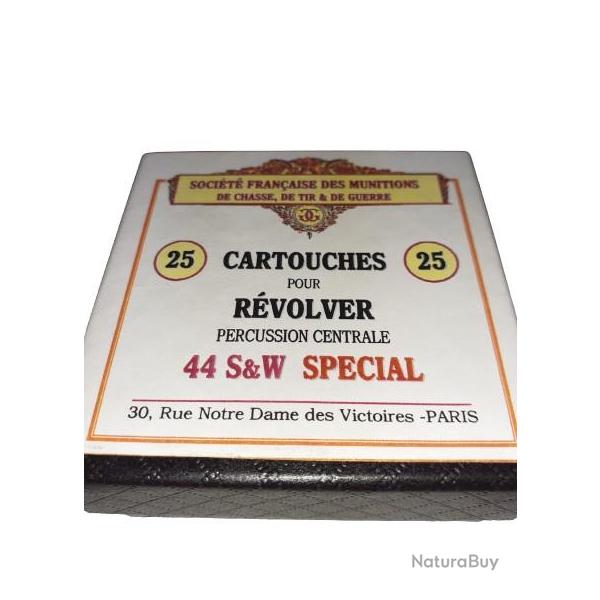 44 SW Spcial: Reproduction boite cartouches (vide) SOCIETE FRANCAISE des MUNITIONS 10815601