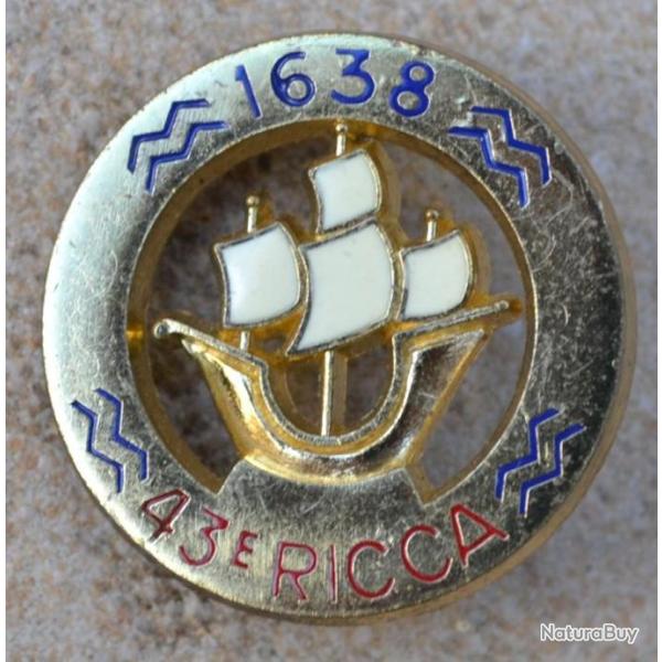 43 R.I.C.C.A, sigle pais, 2 pontets(b)