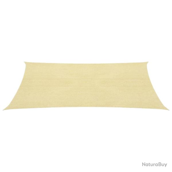 Voile d'ombrage parasol en PEHD carr 3,6 x 3,6 m beige 02_0008584