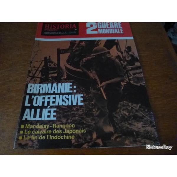 Xa HISTORIA  MAGAZINE 2 eme GUERRE MONDIALE NUMERO 90 BIRMANIE L OFFENSIVE ALLIEE