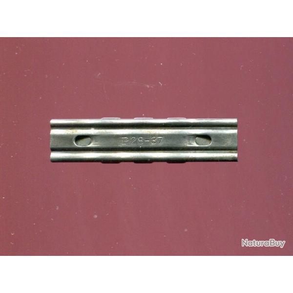 Lame chargeur Mauser 98K - 2 parties en acier - marquage = P28-38