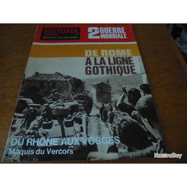 Xa HISTORIA  MAGAZINE 2 eme GUERRE MONDIALE NUMERO 79 DE ROME A LA LIGNE GOTHIQUE
