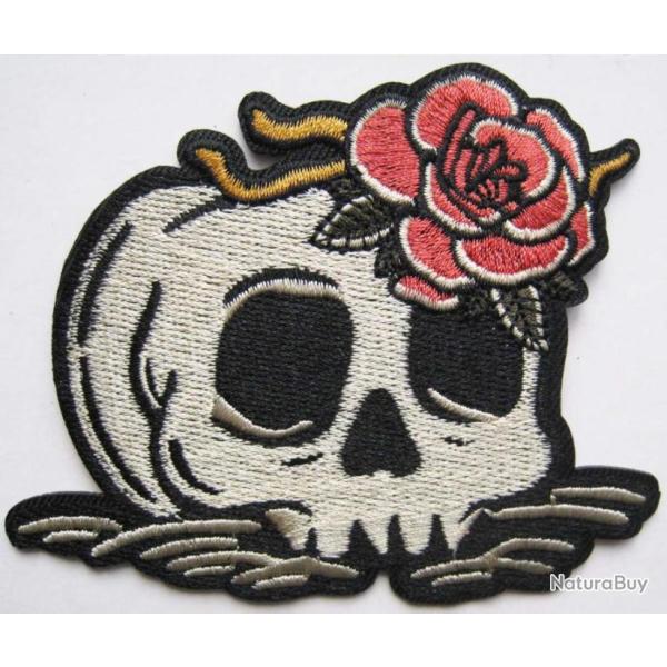 PATCH-ECUSSON SKULL ROSE - Ref.123