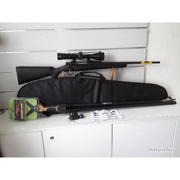 9846 PACK CHEVREUIL MOSSBERG PATRIOT SYNTH�TIQUE CAL 30.06 + LUNETTE 4-12X50 + APPEAU + CANNE NEUF