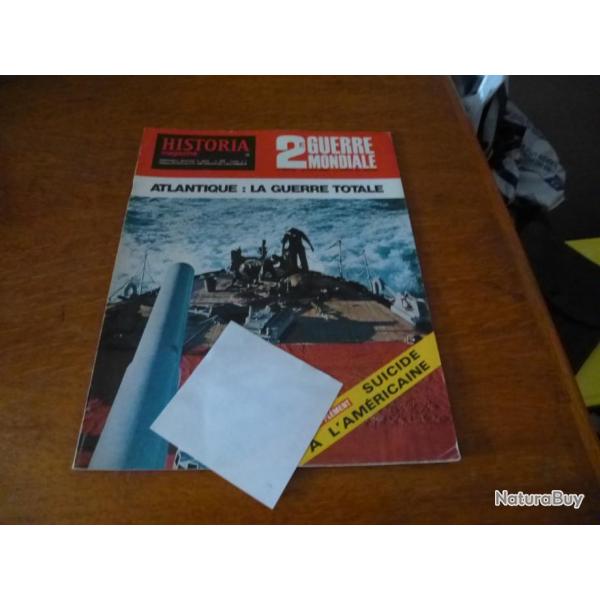 Xa HISTORIA  MAGAZINE 2 eme GUERRE MONDIALE NUMERO 14 ATLANTIQUE : LA GUERRE TOTALE