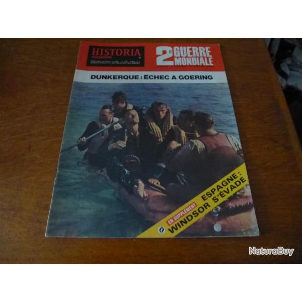 Xa HISTORIA  MAGAZINE 2 eme GUERRE MONDIALE NUMERO 9 DUNKERQUE : ECHEC A GOERING