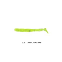Leurre Reins Rockvibe Shad 3cm 129 - Glow Chart. Silver