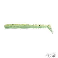 Leurre Souple Reins Rockvibe Shad 9cm B85 - Chart Pepper Glow Melon Shad