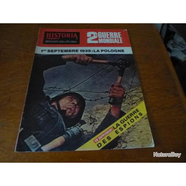 Xa HISTORIA  MAGAZINE 2 eme GUERRE MONDIALE NUMERO 3 1er SEPTEMBRE 1939 : LA POLOGNE