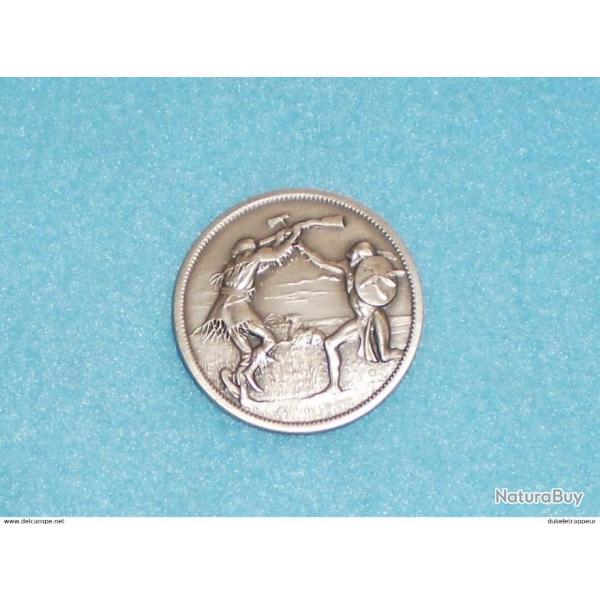 M�daillon de crosse pour comm�morative WINCHESTER Legendary Frontiersmen ! Collection !